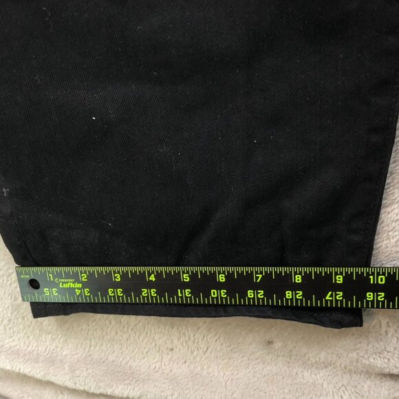 Levi's Men Jeans Size 46x29 501 Original Fit Straight Black Denim Classic Casual - Picture 7 of 12